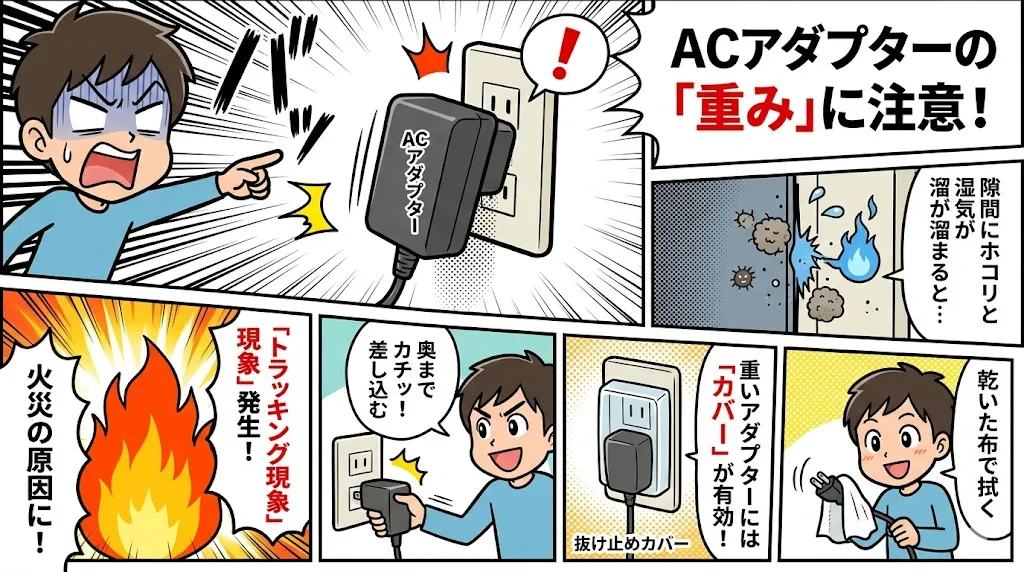 コンセント周りの掃除、何に気をつければいい？